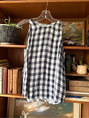 CottageCore Gingham Print Cloth and Stone Tank XS